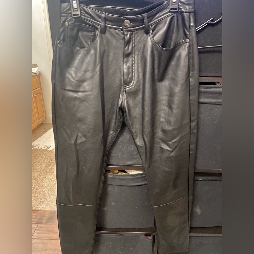 Zara pleather pants